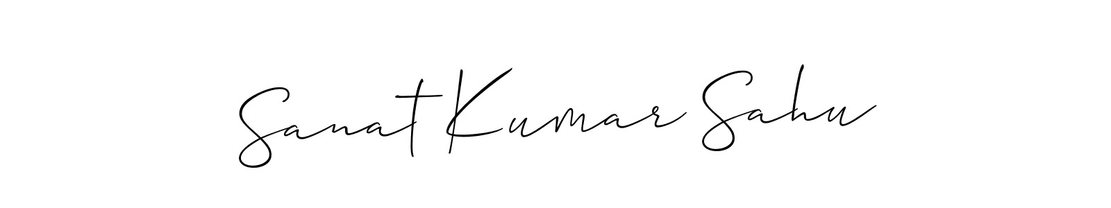 Also You can easily find your signature by using the search form. We will create Sanat Kumar Sahu name handwritten signature images for you free of cost using Allison_Script sign style. Sanat Kumar Sahu signature style 2 images and pictures png