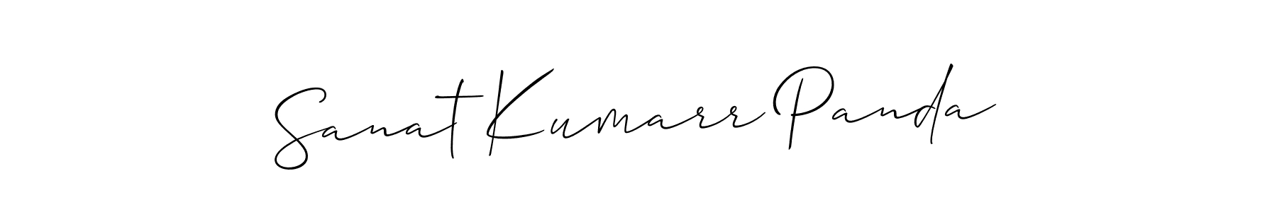 Also we have Sanat Kumarr Panda name is the best signature style. Create professional handwritten signature collection using Allison_Script autograph style. Sanat Kumarr Panda signature style 2 images and pictures png