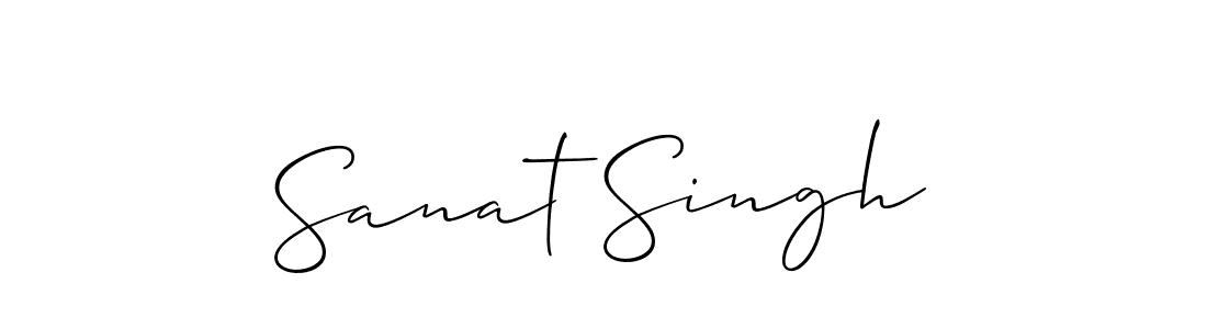 How to make Sanat Singh signature? Allison_Script is a professional autograph style. Create handwritten signature for Sanat Singh name. Sanat Singh signature style 2 images and pictures png