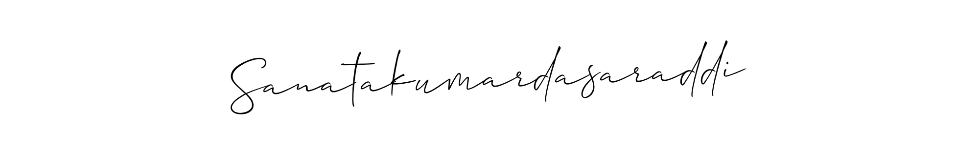 Design your own signature with our free online signature maker. With this signature software, you can create a handwritten (Allison_Script) signature for name Sanatakumardasaraddi. Sanatakumardasaraddi signature style 2 images and pictures png