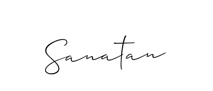 Best and Professional Signature Style for Sanatan. Allison_Script Best Signature Style Collection. Sanatan signature style 2 images and pictures png