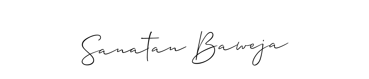 Best and Professional Signature Style for Sanatan Baweja. Allison_Script Best Signature Style Collection. Sanatan Baweja signature style 2 images and pictures png