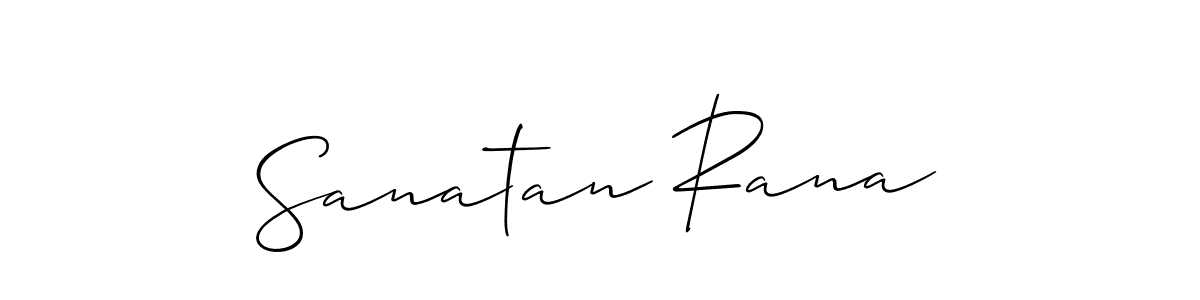 How to Draw Sanatan Rana signature style? Allison_Script is a latest design signature styles for name Sanatan Rana. Sanatan Rana signature style 2 images and pictures png