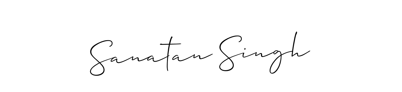 Sanatan Singh stylish signature style. Best Handwritten Sign (Allison_Script) for my name. Handwritten Signature Collection Ideas for my name Sanatan Singh. Sanatan Singh signature style 2 images and pictures png