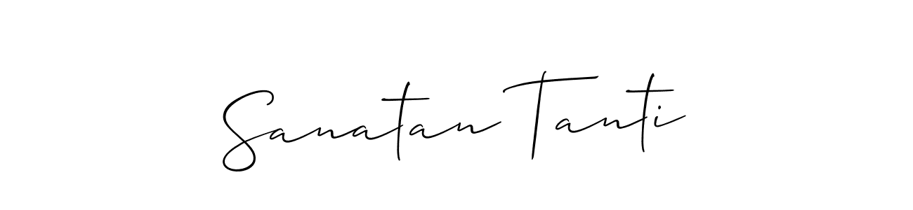 Check out images of Autograph of Sanatan Tanti name. Actor Sanatan Tanti Signature Style. Allison_Script is a professional sign style online. Sanatan Tanti signature style 2 images and pictures png