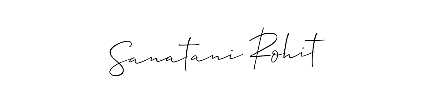 This is the best signature style for the Sanatani Rohit name. Also you like these signature font (Allison_Script). Mix name signature. Sanatani Rohit signature style 2 images and pictures png