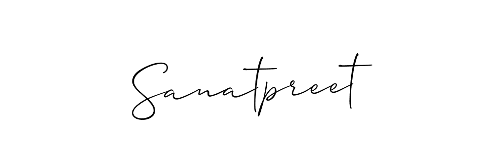 Make a beautiful signature design for name Sanatpreet. Use this online signature maker to create a handwritten signature for free. Sanatpreet signature style 2 images and pictures png