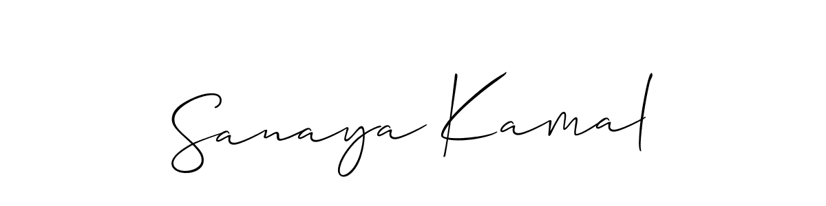 Best and Professional Signature Style for Sanaya Kamal. Allison_Script Best Signature Style Collection. Sanaya Kamal signature style 2 images and pictures png