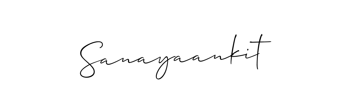 You should practise on your own different ways (Allison_Script) to write your name (Sanayaankit) in signature. don't let someone else do it for you. Sanayaankit signature style 2 images and pictures png