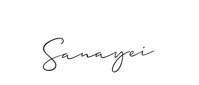 How to make Sanayei name signature. Use Allison_Script style for creating short signs online. This is the latest handwritten sign. Sanayei signature style 2 images and pictures png