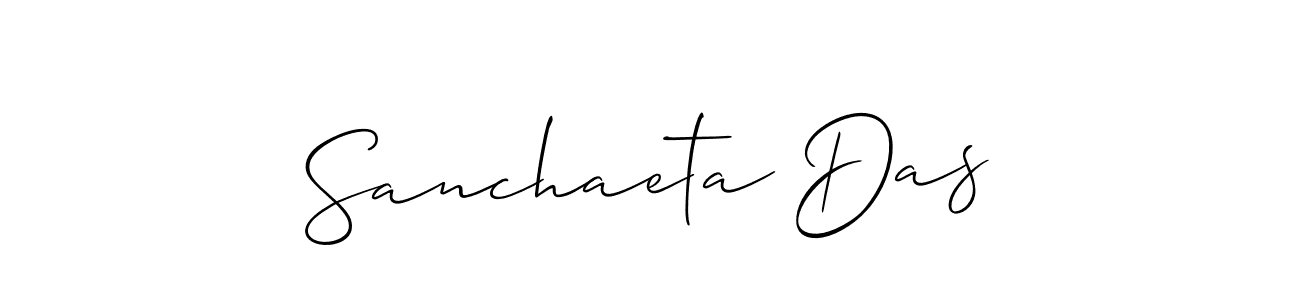 if you are searching for the best signature style for your name Sanchaeta Das. so please give up your signature search. here we have designed multiple signature styles  using Allison_Script. Sanchaeta Das signature style 2 images and pictures png