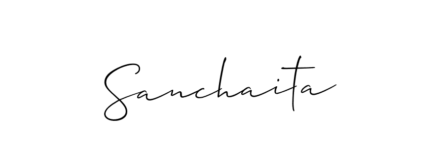 You can use this online signature creator to create a handwritten signature for the name Sanchaita. This is the best online autograph maker. Sanchaita signature style 2 images and pictures png