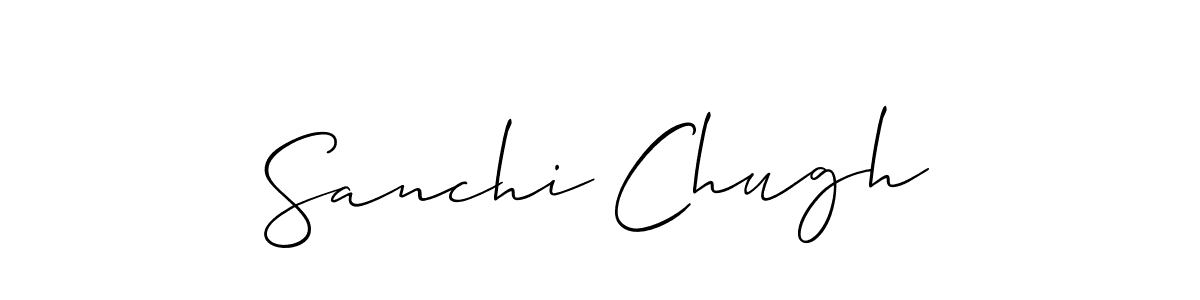 Once you've used our free online signature maker to create your best signature Allison_Script style, it's time to enjoy all of the benefits that Sanchi Chugh name signing documents. Sanchi Chugh signature style 2 images and pictures png