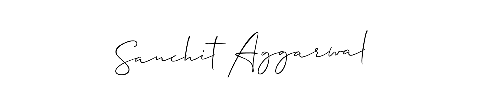 Also You can easily find your signature by using the search form. We will create Sanchit Aggarwal name handwritten signature images for you free of cost using Allison_Script sign style. Sanchit Aggarwal signature style 2 images and pictures png