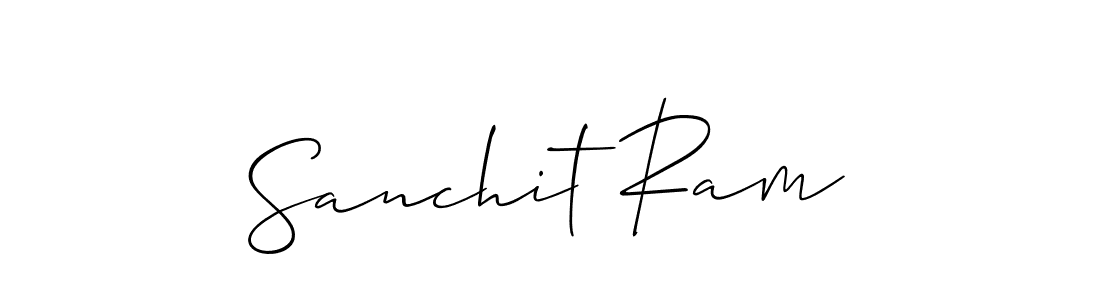 How to Draw Sanchit Ram signature style? Allison_Script is a latest design signature styles for name Sanchit Ram. Sanchit Ram signature style 2 images and pictures png