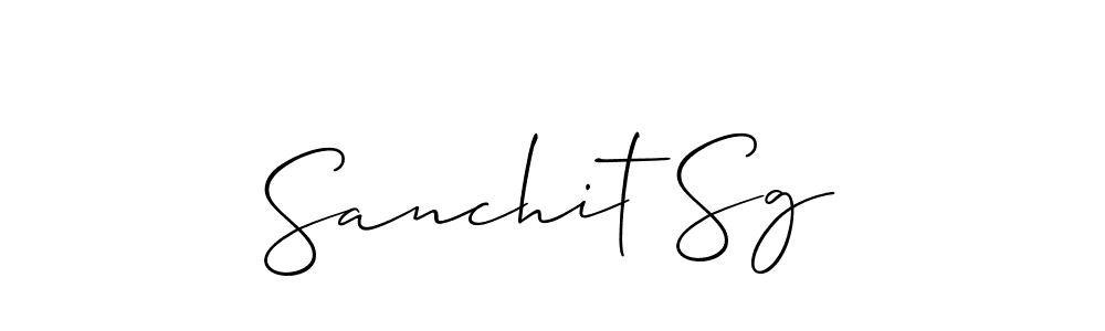 Once you've used our free online signature maker to create your best signature Allison_Script style, it's time to enjoy all of the benefits that Sanchit Sg name signing documents. Sanchit Sg signature style 2 images and pictures png