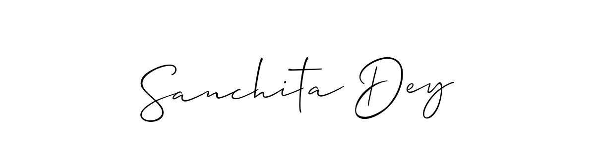 Make a beautiful signature design for name Sanchita Dey. Use this online signature maker to create a handwritten signature for free. Sanchita Dey signature style 2 images and pictures png