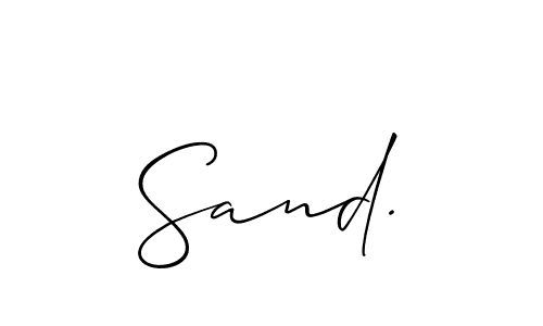 Once you've used our free online signature maker to create your best signature Allison_Script style, it's time to enjoy all of the benefits that Sand. name signing documents. Sand. signature style 2 images and pictures png