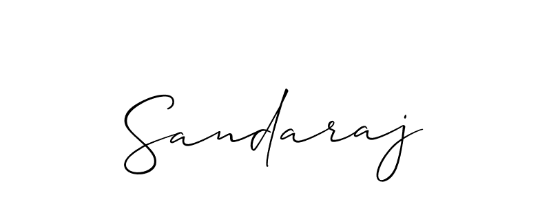 Also we have Sandaraj name is the best signature style. Create professional handwritten signature collection using Allison_Script autograph style. Sandaraj signature style 2 images and pictures png