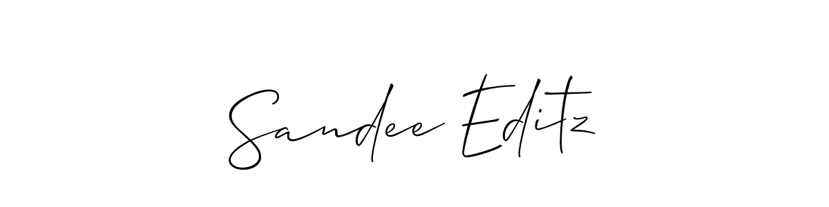 You can use this online signature creator to create a handwritten signature for the name Sandee Editz. This is the best online autograph maker. Sandee Editz signature style 2 images and pictures png