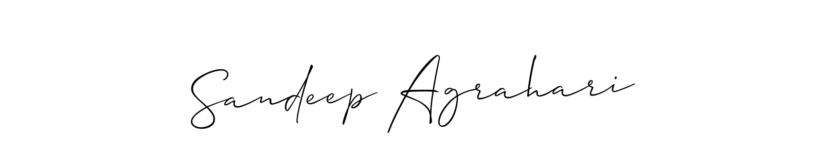 Make a beautiful signature design for name Sandeep Agrahari. Use this online signature maker to create a handwritten signature for free. Sandeep Agrahari signature style 2 images and pictures png