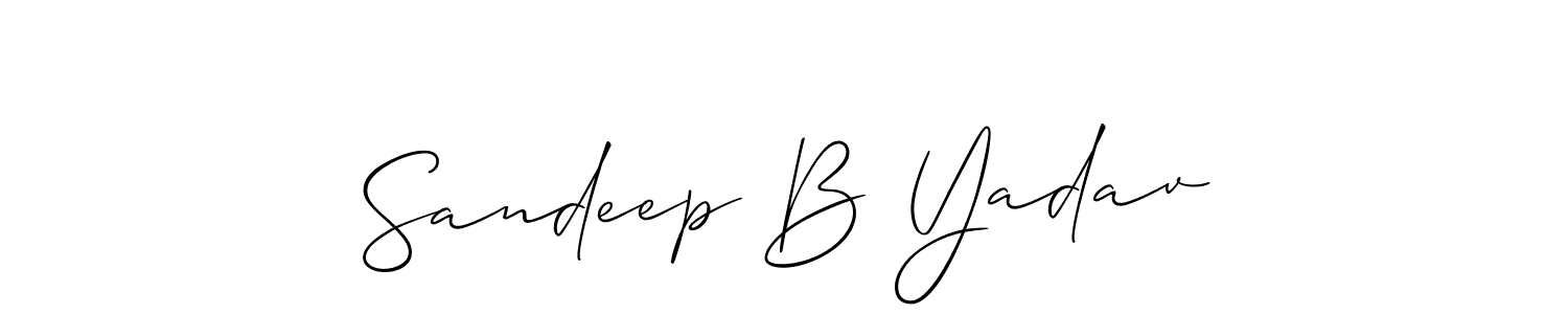 Best and Professional Signature Style for Sandeep B Yadav. Allison_Script Best Signature Style Collection. Sandeep B Yadav signature style 2 images and pictures png