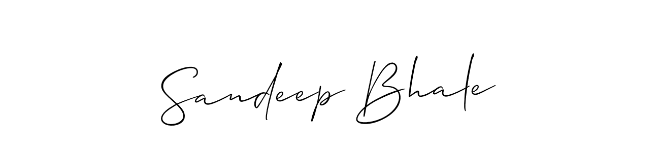 How to make Sandeep Bhale signature? Allison_Script is a professional autograph style. Create handwritten signature for Sandeep Bhale name. Sandeep Bhale signature style 2 images and pictures png