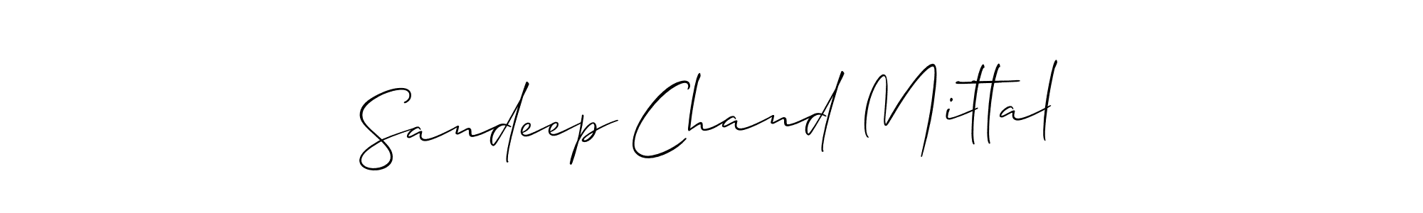 You should practise on your own different ways (Allison_Script) to write your name (Sandeep Chand Mittal) in signature. don't let someone else do it for you. Sandeep Chand Mittal signature style 2 images and pictures png