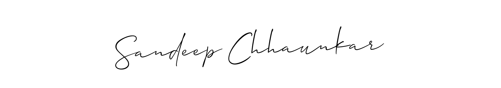 if you are searching for the best signature style for your name Sandeep Chhaunkar. so please give up your signature search. here we have designed multiple signature styles  using Allison_Script. Sandeep Chhaunkar signature style 2 images and pictures png