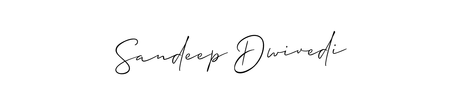 Make a beautiful signature design for name Sandeep Dwivedi. With this signature (Allison_Script) style, you can create a handwritten signature for free. Sandeep Dwivedi signature style 2 images and pictures png