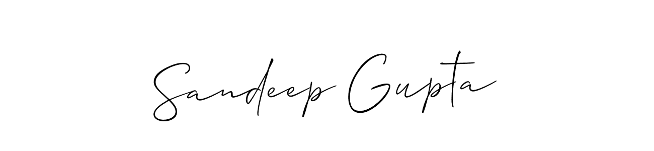 Make a short Sandeep Gupta signature style. Manage your documents anywhere anytime using Allison_Script. Create and add eSignatures, submit forms, share and send files easily. Sandeep Gupta signature style 2 images and pictures png