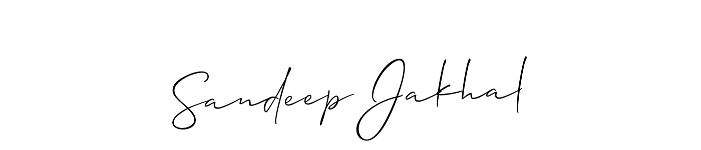 How to Draw Sandeep Jakhal signature style? Allison_Script is a latest design signature styles for name Sandeep Jakhal. Sandeep Jakhal signature style 2 images and pictures png