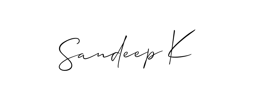 You can use this online signature creator to create a handwritten signature for the name Sandeep K. This is the best online autograph maker. Sandeep K signature style 2 images and pictures png