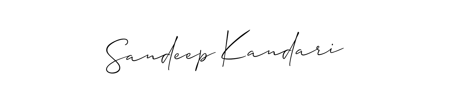 Also You can easily find your signature by using the search form. We will create Sandeep Kandari name handwritten signature images for you free of cost using Allison_Script sign style. Sandeep Kandari signature style 2 images and pictures png