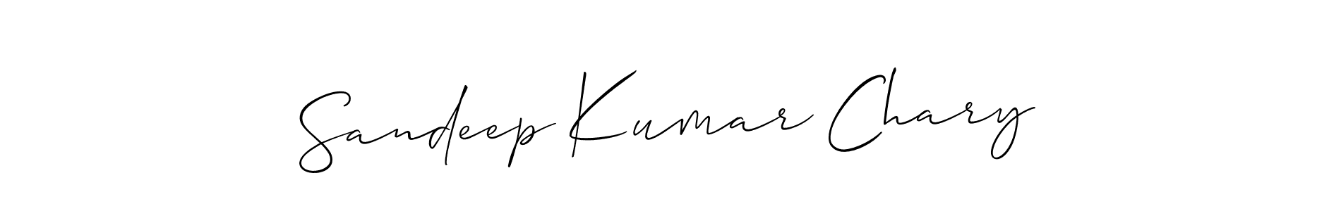 if you are searching for the best signature style for your name Sandeep Kumar Chary. so please give up your signature search. here we have designed multiple signature styles  using Allison_Script. Sandeep Kumar Chary signature style 2 images and pictures png