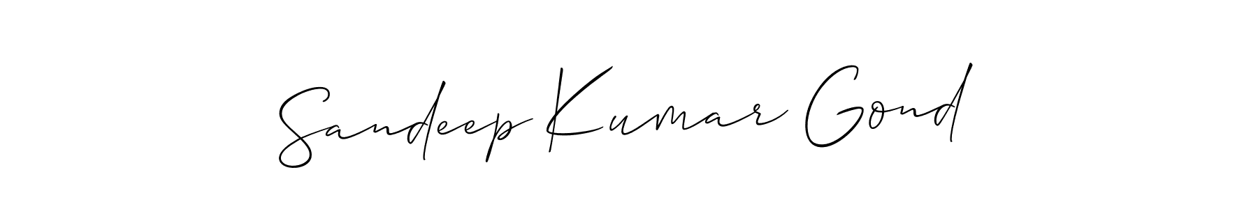 if you are searching for the best signature style for your name Sandeep Kumar Gond. so please give up your signature search. here we have designed multiple signature styles  using Allison_Script. Sandeep Kumar Gond signature style 2 images and pictures png