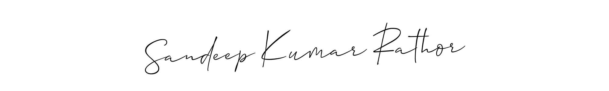 How to Draw Sandeep Kumar Rathor signature style? Allison_Script is a latest design signature styles for name Sandeep Kumar Rathor. Sandeep Kumar Rathor signature style 2 images and pictures png