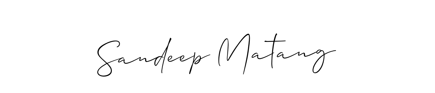 You can use this online signature creator to create a handwritten signature for the name Sandeep Matang. This is the best online autograph maker. Sandeep Matang signature style 2 images and pictures png