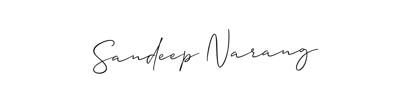 Also You can easily find your signature by using the search form. We will create Sandeep Narang name handwritten signature images for you free of cost using Allison_Script sign style. Sandeep Narang signature style 2 images and pictures png