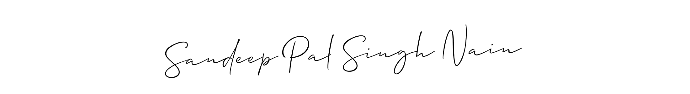 Also You can easily find your signature by using the search form. We will create Sandeep Pal Singh Nain name handwritten signature images for you free of cost using Allison_Script sign style. Sandeep Pal Singh Nain signature style 2 images and pictures png