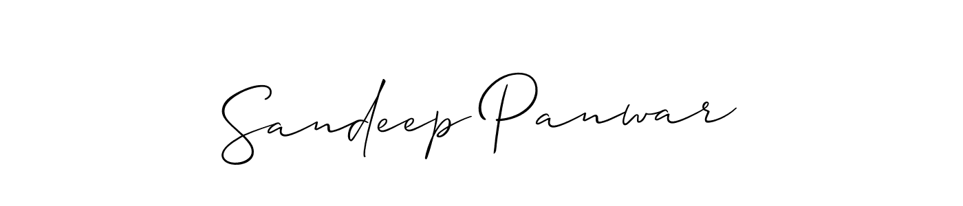 Similarly Allison_Script is the best handwritten signature design. Signature creator online .You can use it as an online autograph creator for name Sandeep Panwar. Sandeep Panwar signature style 2 images and pictures png