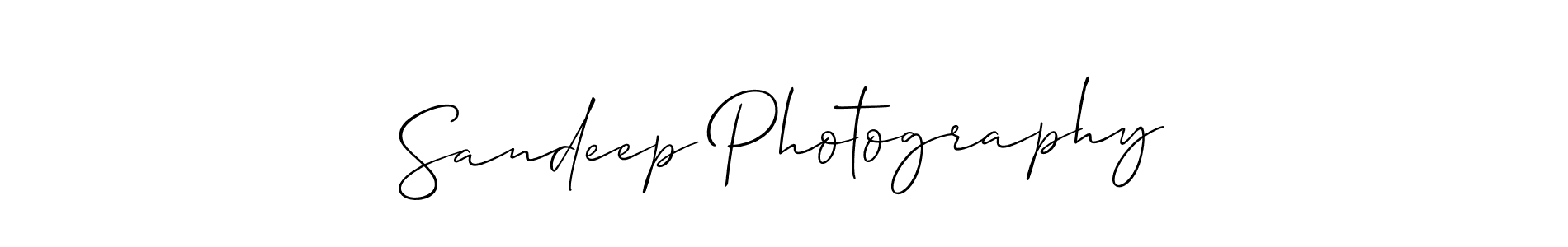 Also we have Sandeep Photography name is the best signature style. Create professional handwritten signature collection using Allison_Script autograph style. Sandeep Photography signature style 2 images and pictures png