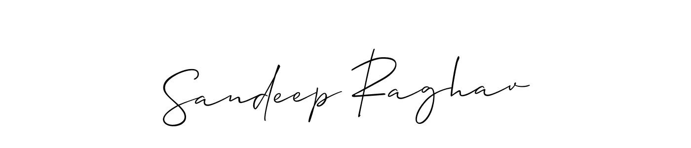 How to Draw Sandeep Raghav signature style? Allison_Script is a latest design signature styles for name Sandeep Raghav. Sandeep Raghav signature style 2 images and pictures png