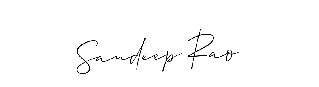 How to make Sandeep Rao signature? Allison_Script is a professional autograph style. Create handwritten signature for Sandeep Rao name. Sandeep Rao signature style 2 images and pictures png