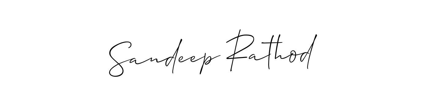 How to Draw Sandeep Rathod signature style? Allison_Script is a latest design signature styles for name Sandeep Rathod. Sandeep Rathod signature style 2 images and pictures png