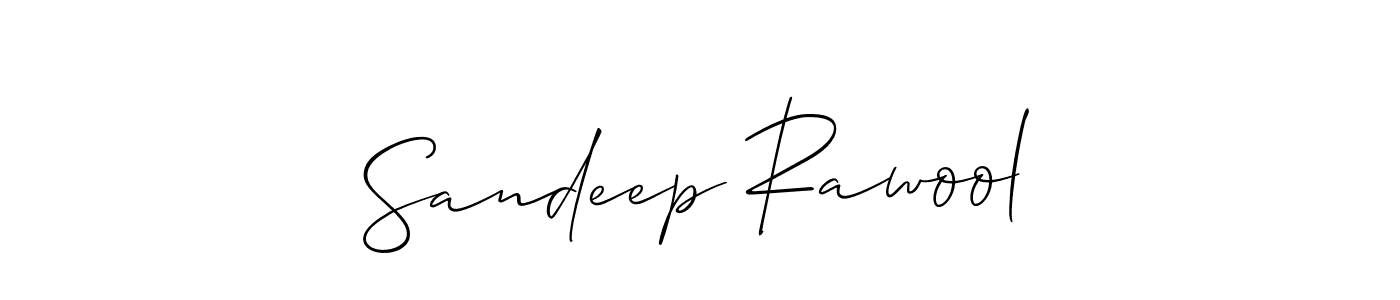 How to Draw Sandeep Rawool signature style? Allison_Script is a latest design signature styles for name Sandeep Rawool. Sandeep Rawool signature style 2 images and pictures png