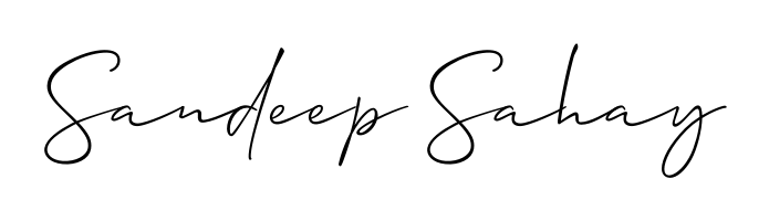 A modern signature idea for name Sandeep Sahay using Allison_Script font. Clean strokes and elegant curves make it stand out instantly. Sandeep Sahay signature style 2 images and pictures png