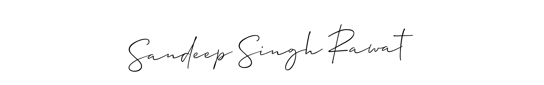 Use a signature maker to create a handwritten signature online. With this signature software, you can design (Allison_Script) your own signature for name Sandeep Singh Rawat. Sandeep Singh Rawat signature style 2 images and pictures png