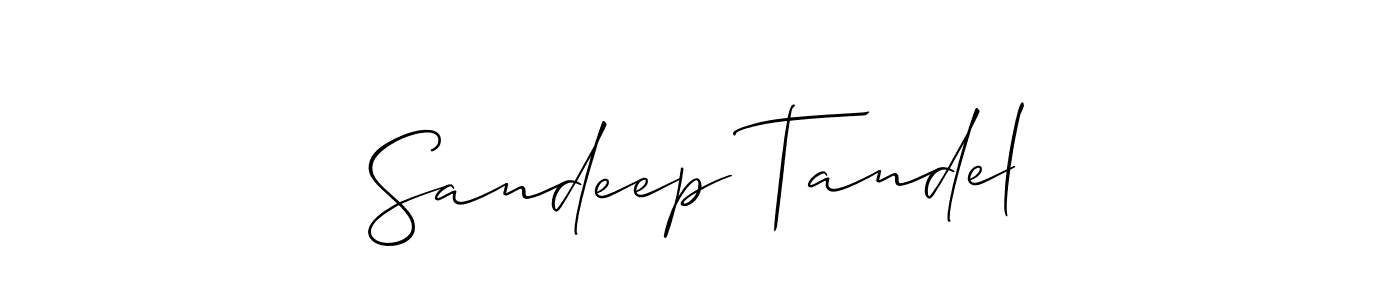 Best and Professional Signature Style for Sandeep Tandel. Allison_Script Best Signature Style Collection. Sandeep Tandel signature style 2 images and pictures png