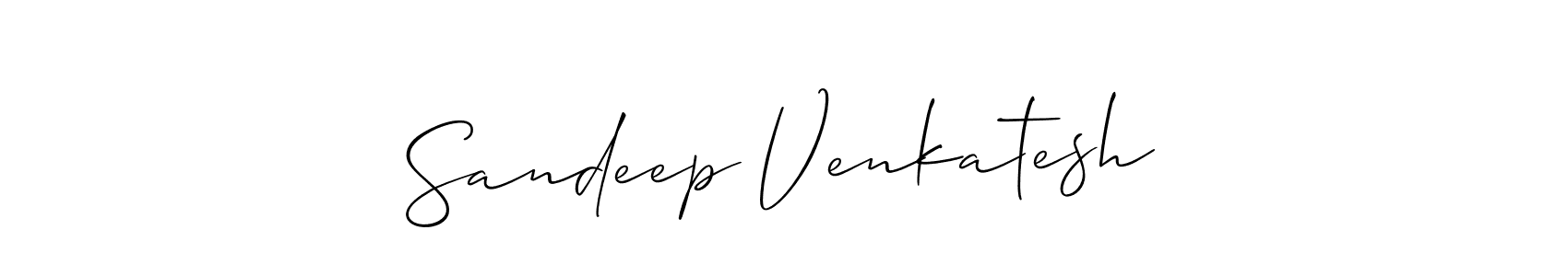 Also we have Sandeep Venkatesh name is the best signature style. Create professional handwritten signature collection using Allison_Script autograph style. Sandeep Venkatesh signature style 2 images and pictures png